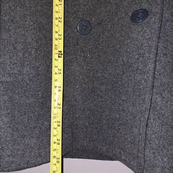 American Eagle Double Breasted Wool Pea Coat - Picture 4 of 6